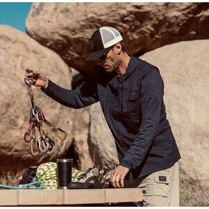 NEW Anetik Hoodie Men Sz XL Ultralight Outdoor Tech Hoodie Shirt Vint Gray Green